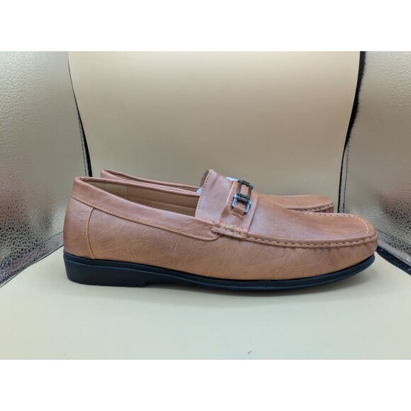 Sedagatti Light Brown Men's Comfort Loafers Slip On Shoes Size 11 - Picture 1 of 9